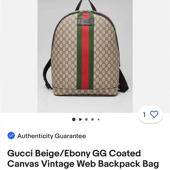 Poshmark gucci best sale backpack